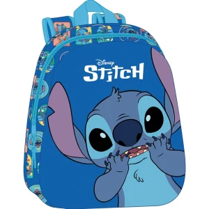 MOCHILA INFANTIL SAFTA STITCH 3D 330x270x100 MM