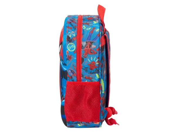 MOCHILA INFANTIL SAFTA SPIDERMAN 3D 330x270x100 MM - Imagen 3