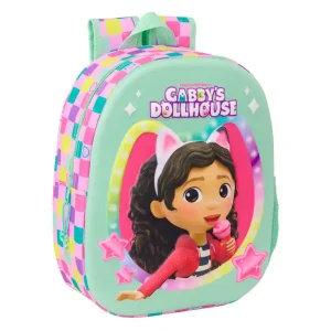 MOCHILA INFANTIL SAFTA GABBY GATO 3D 330x270x100 MM