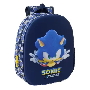MOCHILA INFANTIL SAFTA SONIC 3D 330x270x100 MM