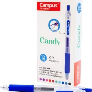 BOLIGRAFO CAM PUS CANDY 12 UD. AZUL