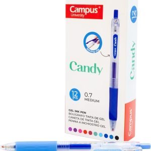 BOLIGRAFO CAM PUS CANDY 12 UD. CELESTE