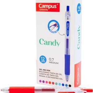 BOLIGRAFO CAM PUS CANDY 12 UD. ROJO