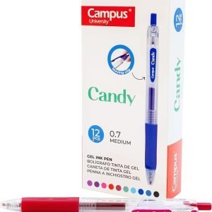 BOLIGRAFO CAM PUS CANDY 12 UD. GRANATE