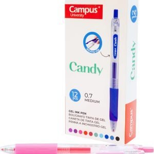 BOLIGRAFO CAM PUS CANDY 12 UD. ROSA