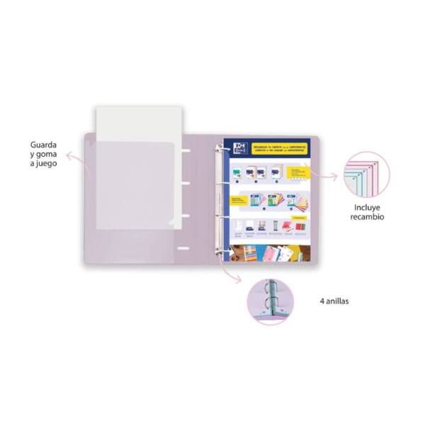 PORTABLOC OXFORD POLYFOAM C/RECAM.+PIZARRA EXTRAIBLE FOLLOW YOUR HEART - Imagen 4