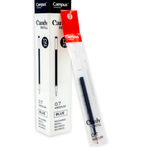 RECAMBIO BOLIGRAFO CAMPUS CANDY 1 UD. AZUL