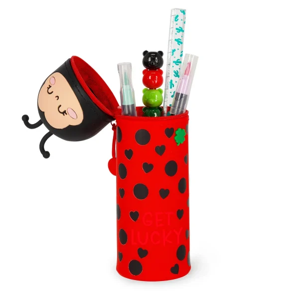 ESTUCHE SILICONA 2-1 LEGAMI LADYBUG " GET LUCKY" - Imagen 2