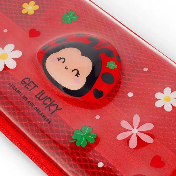 ESTUCHE TRANSPARENTE LEGAMI LADYBUG "GET LUCKY" - Imagen 4
