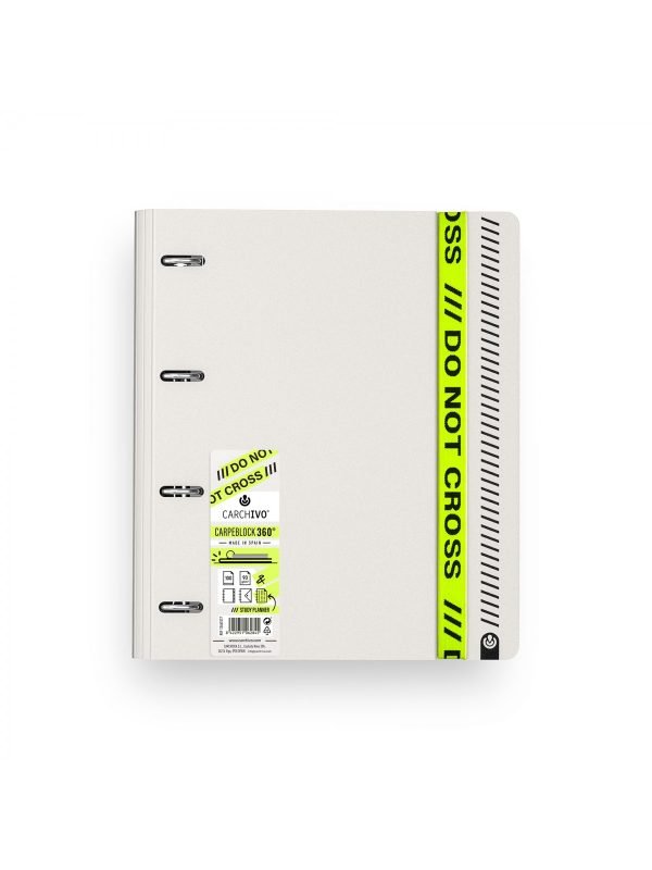 PORTABLOC CARCHIVO POLYFOAM C/RECAM. DO NOT CROSS GREY