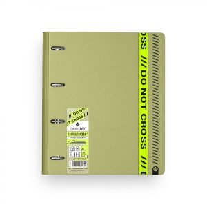 PORTABLOC CARCHIVO POLYFOAM C/RECAM. DO NOT CROSS ARMY GREEN