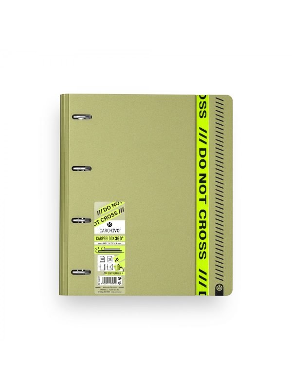 PORTABLOC CARCHIVO POLYFOAM C/RECAM. DO NOT CROSS ARMY GREEN