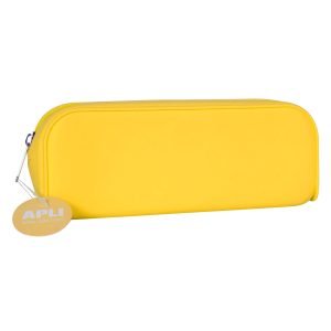 ESTUCHE APLI SILICONA SIMPLE FLUOR AMARILLO