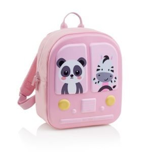 MOCHILA MIQUELRIUS INFANTIL 30X25 BUS STOP ROSA CON ESTUCHE