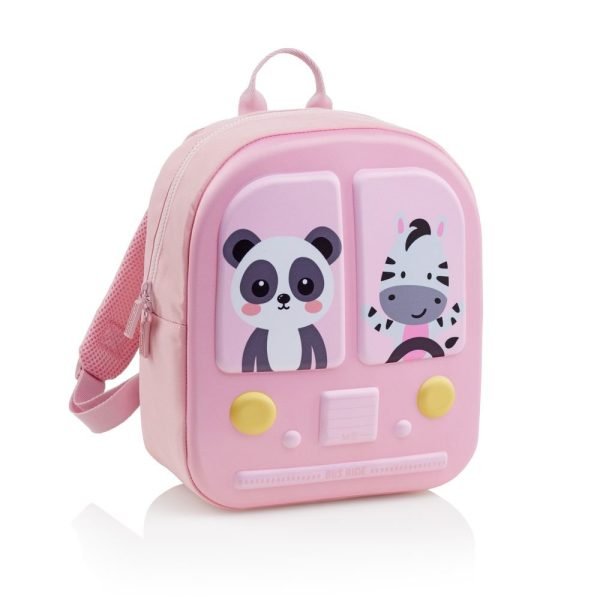 MOCHILA MIQUELRIUS INFANTIL 30X25 BUS STOP ROSA CON ESTUCHE