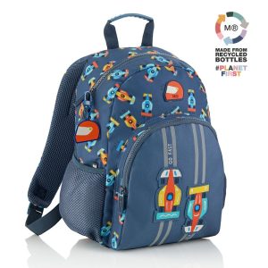 MOCHILA MIQUELRIUS INFANTIL DOBLE LONDON RECICLADA 35X25 GRAND PRIX