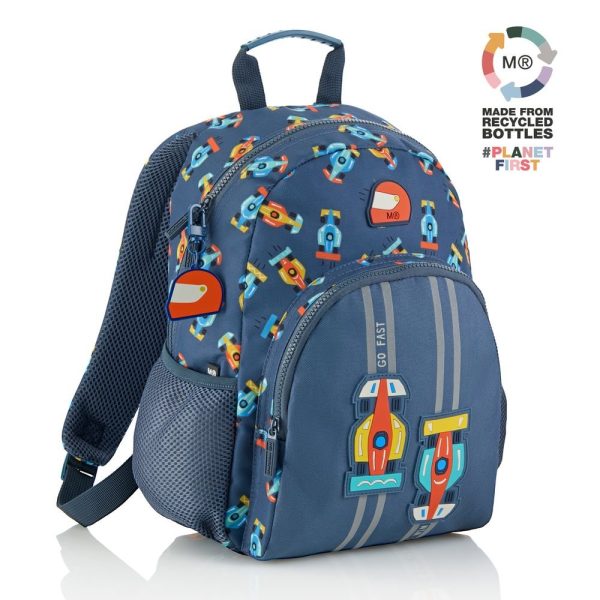 MOCHILA MIQUELRIUS INFANTIL DOBLE LONDON RECICLADA 35X25 GRAND PRIX
