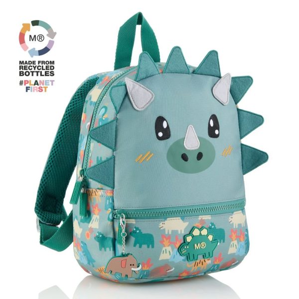 MOCHILA MIQUELRIUS GUARDERIA 28X21 RECICLADA DINO ROAR