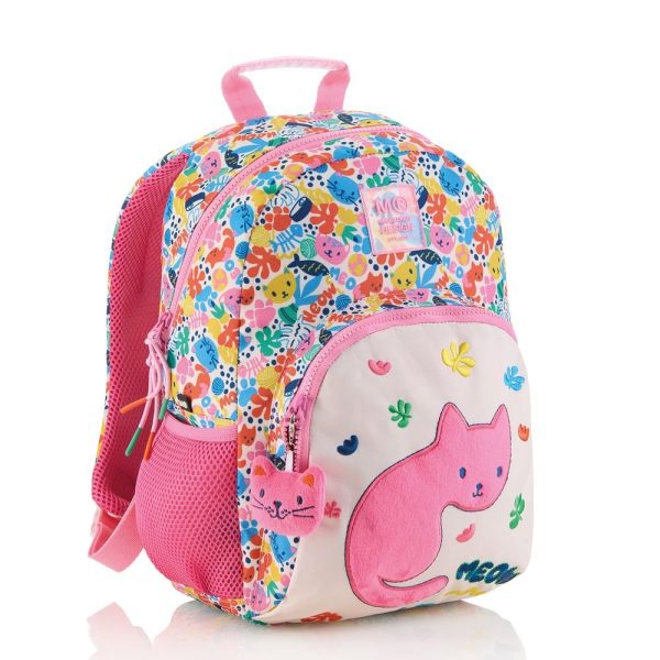 MOCHILA MIQUELRIUS INFANTIL DOBLE LONDON RECICLADA 35X25 MATISSE CATS