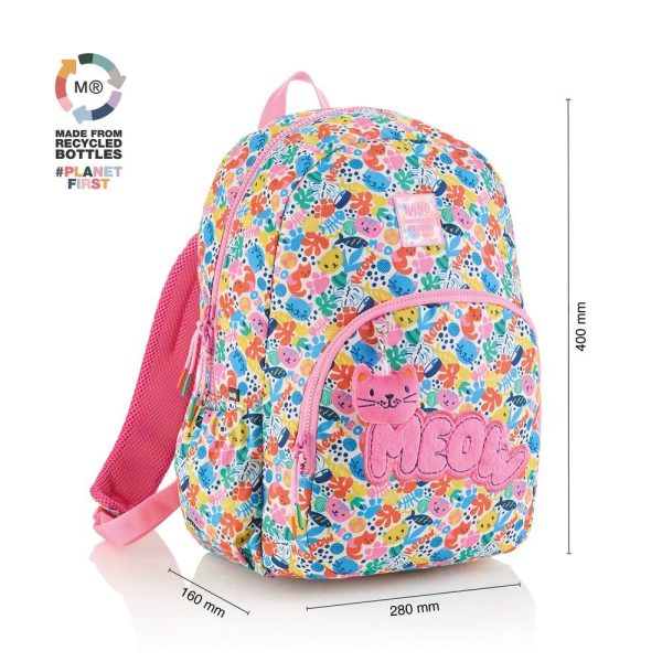 MOCHILA MIQUELRIUS ESCOLAR DOBLE 40X28 ROMA RECICLADA MATISSE CAT - Imagen 2