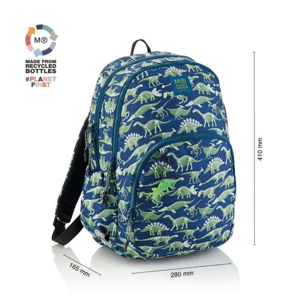 MOCHILA MIQUELRIUS ESCOLAR TRIPLE 41X28 OSLO FOSSIL - Imagen 2