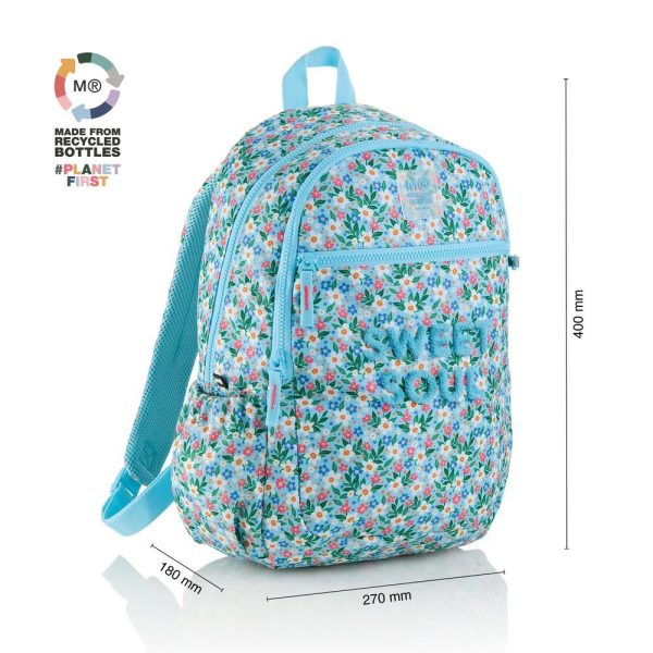 MOCHILA MIQUELRIUS ESCOLAR TRIPLE 42X28 LISBOA RECICL SWEET SOUL - Imagen 2