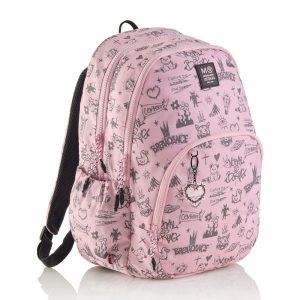 MOCHILA MIQUELRIUS ESCOLAR TRIPLE 41X28 OSLO NOT BORING ROSA
