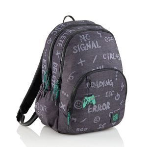 MOCHILA MIQUELRIUS ESCOLAR TRIPLE 41X28 OSLO GAME OVER