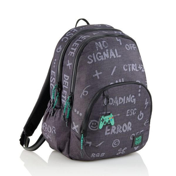 MOCHILA MIQUELRIUS ESCOLAR TRIPLE 41X28 OSLO GAME OVER
