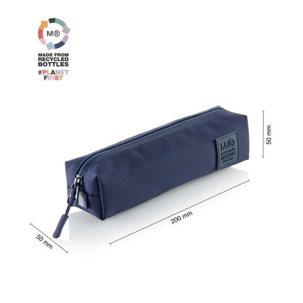 ESTUCHE MIQUELRIUS RECTANGULAR RECICLADO RAW MARINO - Imagen 2