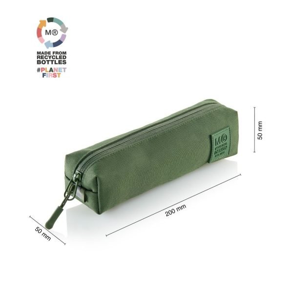 ESTUCHE MIQUELRIUS RECTANGULAR RECICLADO RAW VERDE - Imagen 2