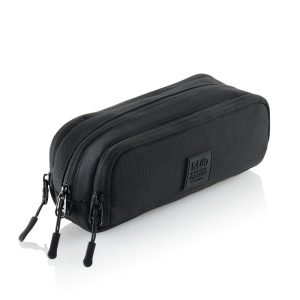 ESTUCHE MIQUELRIUS TRIPLE CON ORGANIZADOR RECICL. RAW NEGRO