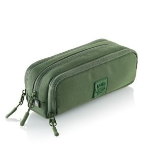 ESTUCHE MIQUELRIUS TRIPLE CON ORGANIZADOR RECICL. RAW VERDE