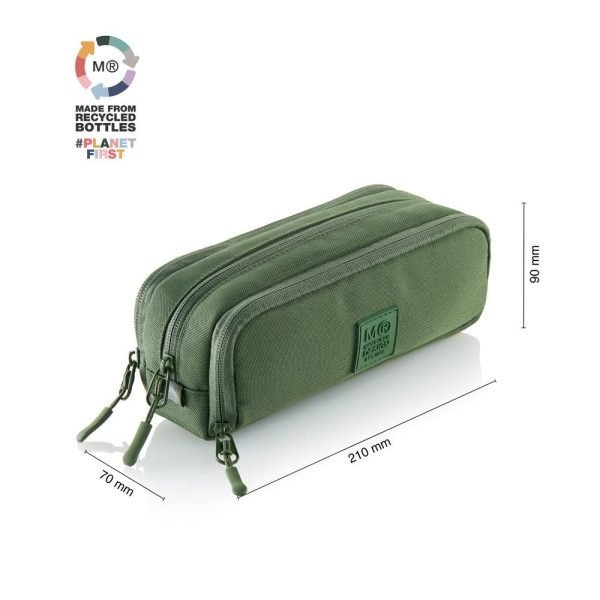 ESTUCHE MIQUELRIUS TRIPLE CON ORGANIZADOR RECICL. RAW VERDE - Imagen 2
