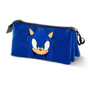 ESTUCHE KARATERMANIA TRIPLE SONIC AZUL