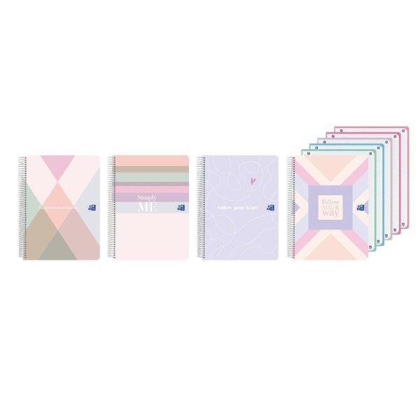 CUADERNO ESPIRAL MICROPERFORADO OXFORD COLECCIÓN FOLLOW YOUR HEART