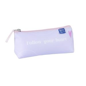 ESTUCHE TRIANGULAR OXFORD FOLLOW YOUR HEART