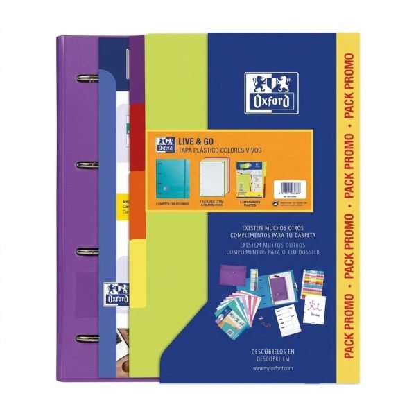 PORTABLOC OXFORD POLYFOAM C/RECAM. PACK AHORRO VIVO MORADO