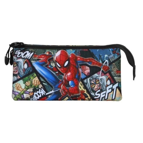 ESTUCHE KARATERMANIA TRIPLE SPIDERMAN MARVEL - Imagen 2