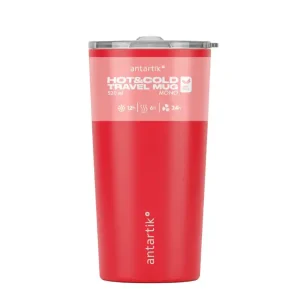 VASO TÉRMICO ANTARTIK TAPA HERMÉTICA 520ML ROJO