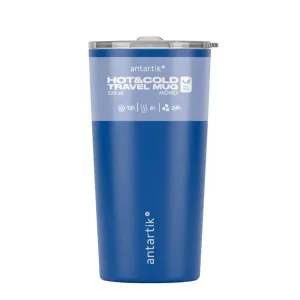 VASO TÉRMICO ANTARTIK TAPA HERMÉTICA 520ML AZUL MARINO
