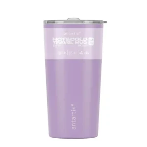 VASO TÉRMICO ANTARTIK TAPA HERMÉTICA 520ML LILA PASTEL
