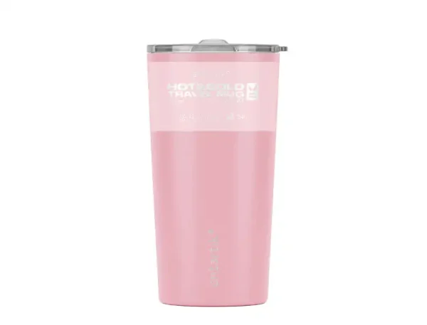 VASO TÉRMICO ANTARTIK TAPA HERMÉTICA 520ML ROSA PASTEL