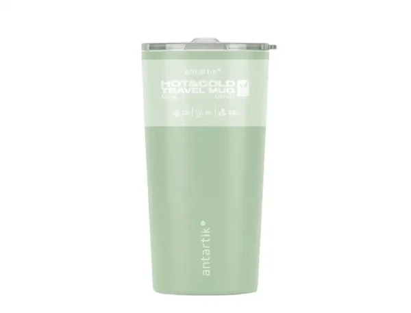 VASO TÉRMICO ANTARTIK TAPA HERMÉTICA 520ML VERDE PASTEL