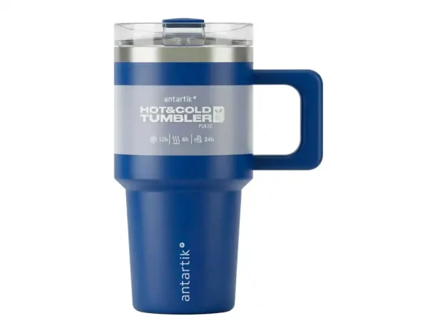 VASO TÉRMICO ANTARTIK CON ASA 570ML AZUL MARINO