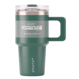 VASO TÉRMICO ANTARTIK CON ASA 570ML VERDE MILITAR