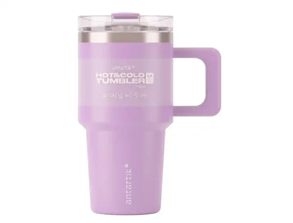 VASO TÉRMICO ANTARTIK CON ASA 570ML LILA PASTEL