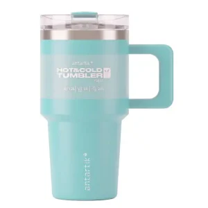 VASO TÉRMICO ANTARTIK CON ASA 570ML CELESTE PASTEL