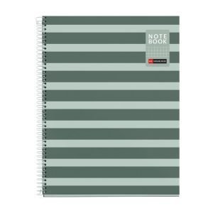 CUADERNO ESPIRAL MIQUELRIUS A4 CUADROS 80H BETWEEN THE LINES MUSGO