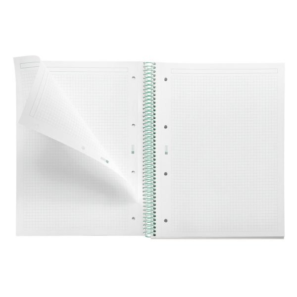 CUADERNO ESPIRAL MIQUELRIUS A4 CUADROS 80H BETWEEN THE LINES MUSGO - Imagen 4